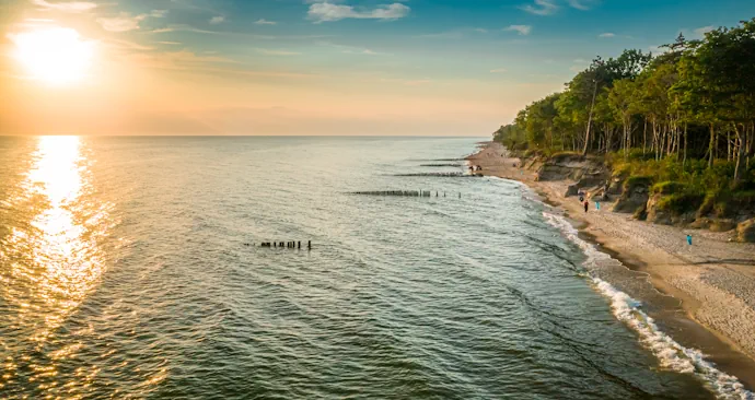 dojazd plaża Mielno